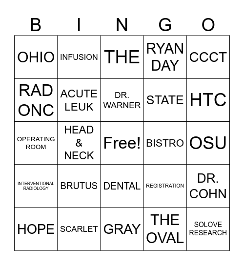 JPAS WEEK Bingo Card