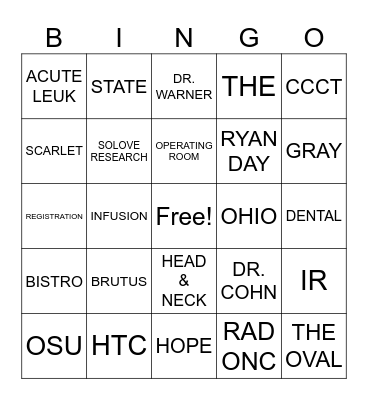 JPAS WEEK Bingo Card