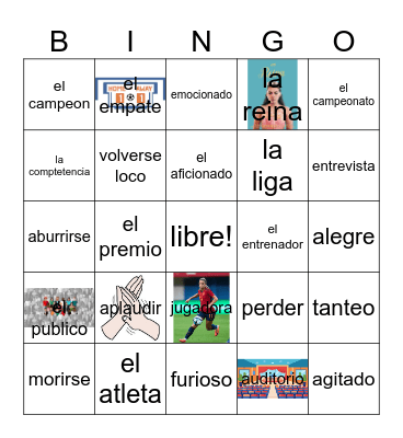 Autentico 2  6A Bingo Card