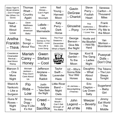 Thirsty For Knowledge Music Bingo Card