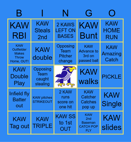 Lady KAWS Blackout Bingo Card