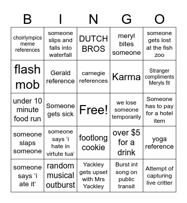 atlanta Bingo Card