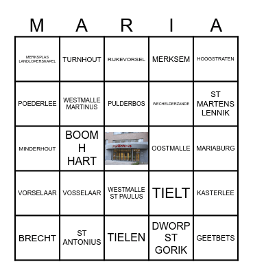 Onze JEUGDDORPEN Bingo Card