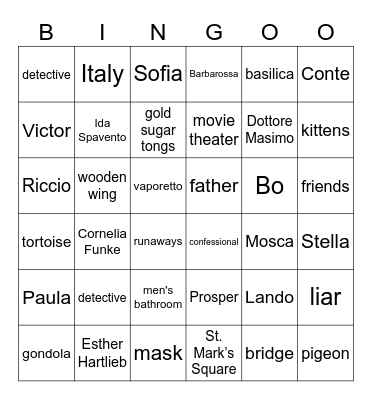 TTL Bingo Card