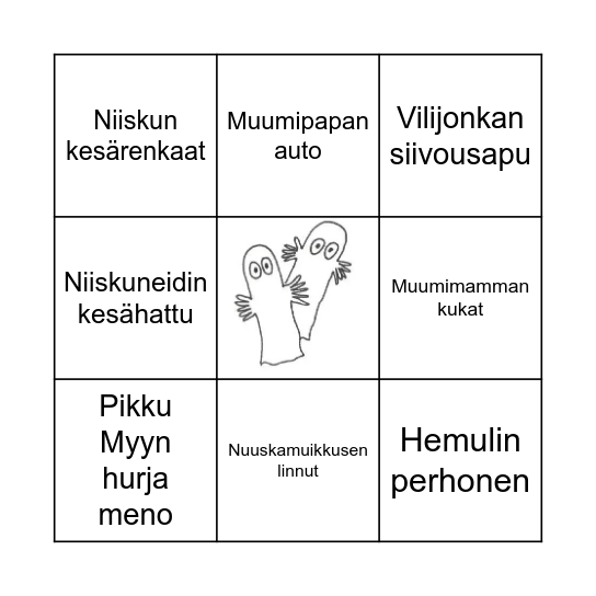 Muumibingo Card
