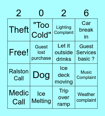 Spring Craft Fair Bingo Card
