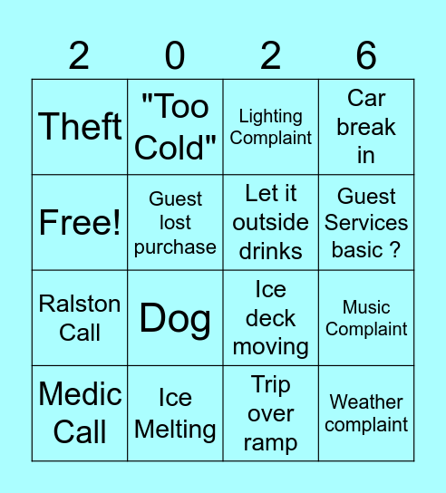 Spring Craft Fair Bingo Card