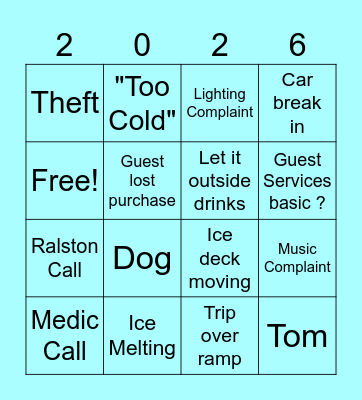 Spring Craft Fair Bingo Card