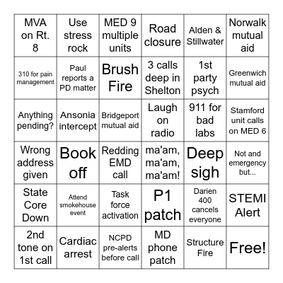 SWRCC NPSTW Bingo Card