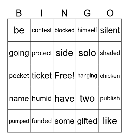 SIPPS Superhero Bingo Card