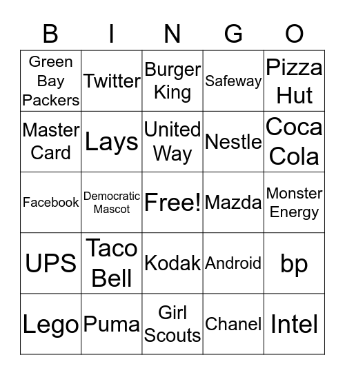 Who Are They? Bingo Card