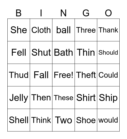 Bingo! Bingo Card