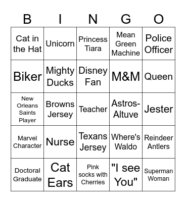 Find Someone Who... Bingo Card