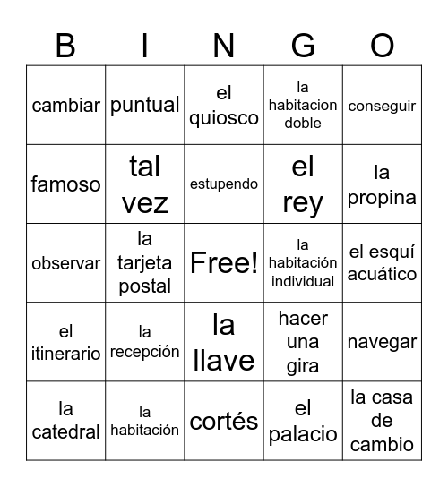 Autentico 2 8b Bingo Card