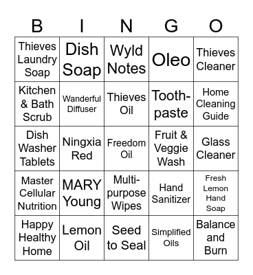 Thieves and Beyond Bingo Card