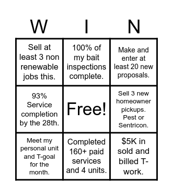 NORTHWEST BINGO BLITZ Bingo Card