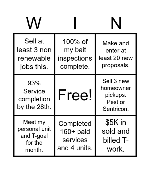 NORTHWEST BINGO BLITZ Bingo Card