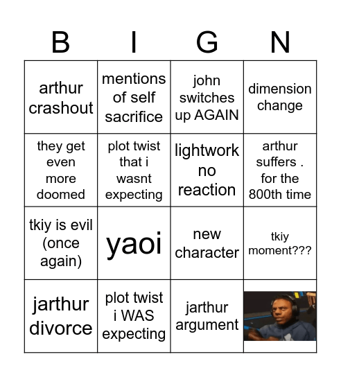 IM MALEVOLENTING IT Bingo Card