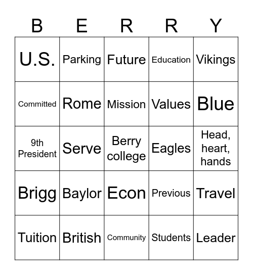 President inauguration of Dr Mazumder Bingo Card