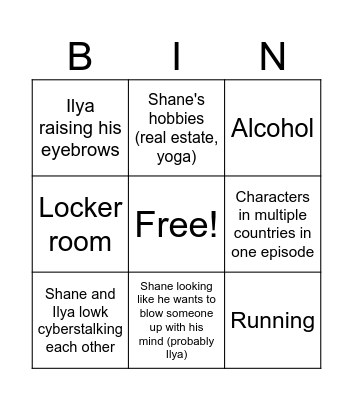 Saturday the Eleventh! <3 Bingo Card