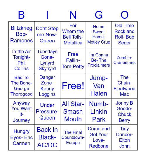 ROUND 5 Bingo Card