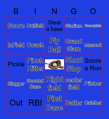 Baseball Bingo Card