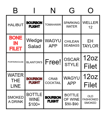 EPIC BINGO WARS!!!!!! Bingo Card