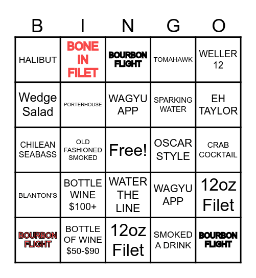 EPIC BINGO WARS!!!!!! Bingo Card