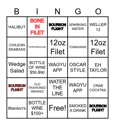 EPIC BINGO WARS!!!!!! Bingo Card