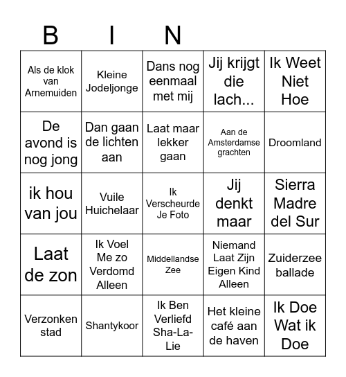 Smartlappen Bingo Card