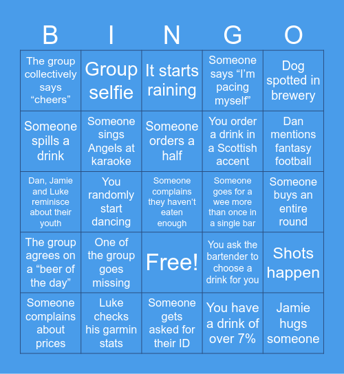 30th birthday bash Bingo Card