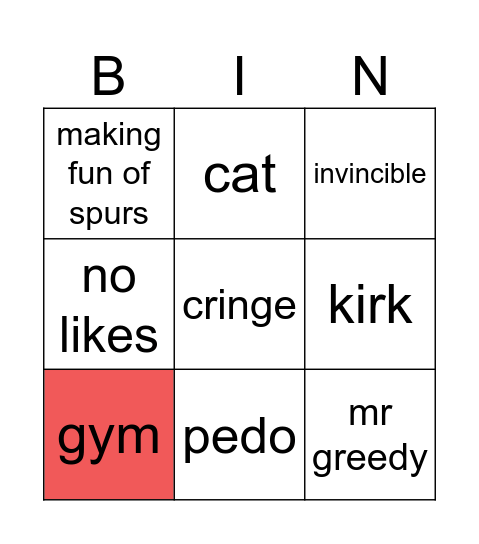 ig reels Bingo Card