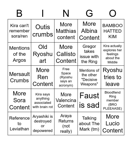 Intervallo 9.1 Twinning Threads Bingo Card