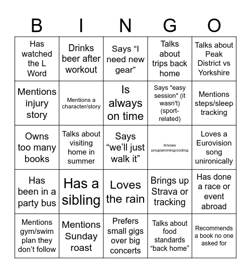 Birthday bingo! Bingo Card