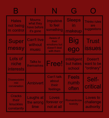 How much are you like me? Bingo Card