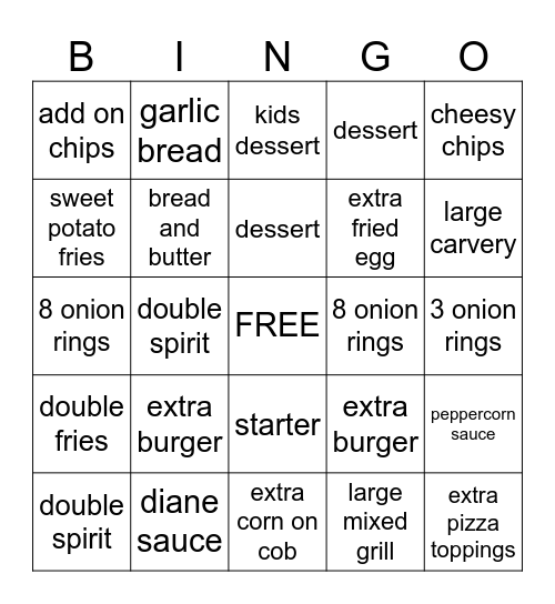 Teamwork/Upsell Bingo Card
