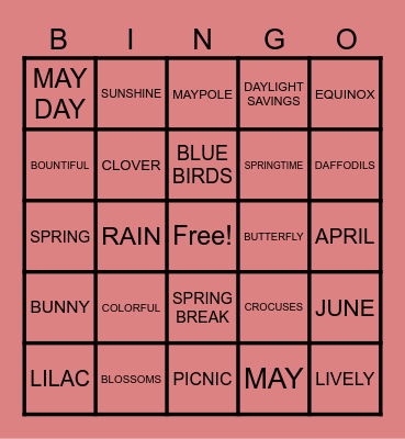 PAULY Bingo Card