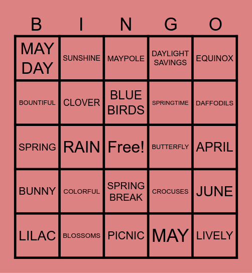 PAULY Bingo Card