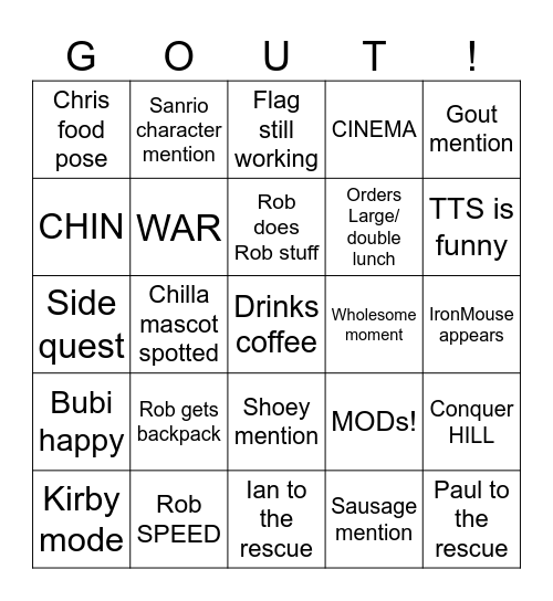 Day8 cyclathon 5 2026 Bingo Card