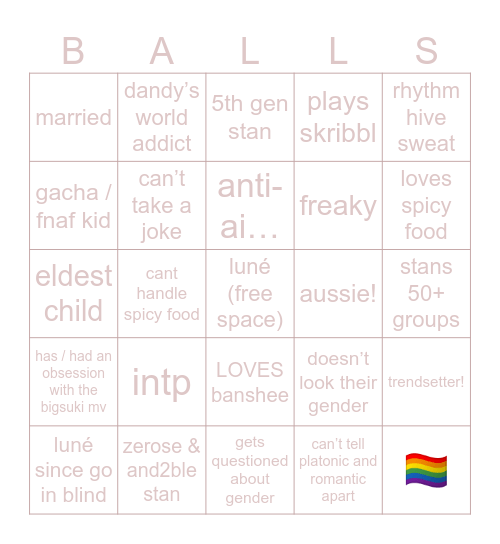 miro’s Bingo Card