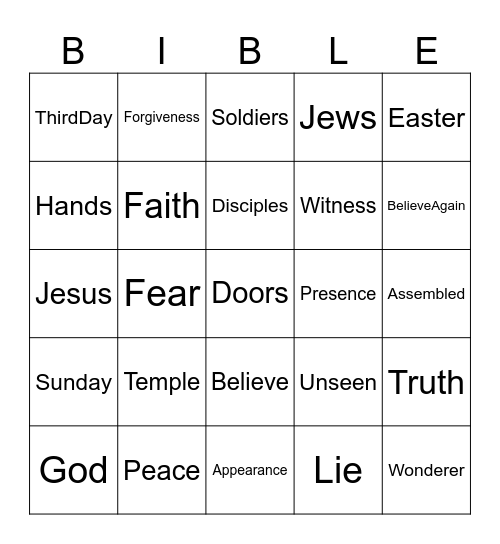 4.12.26 Bingo Card