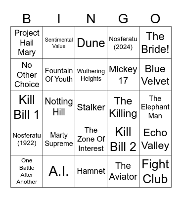 april-may Bingo Card