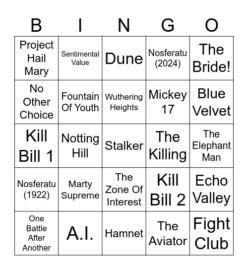 april-may Bingo Card