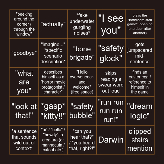 The Librarian Let's Play Bingo Card