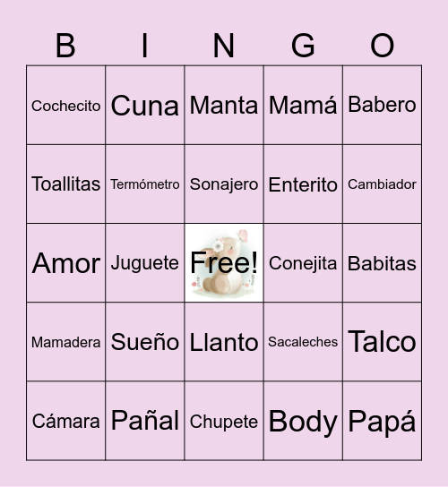 Bernardita Bingo Card
