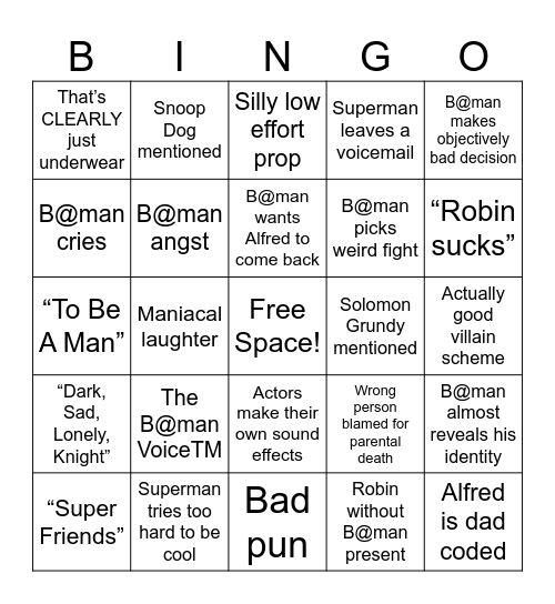 Holy Musical Bingo! Bingo Card