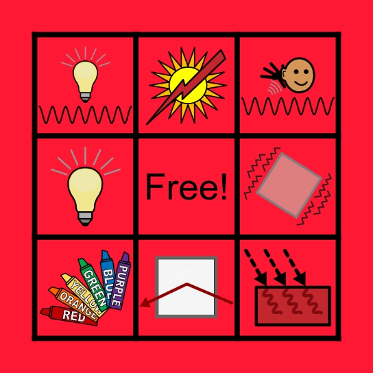 Vocabulary BINGO Card