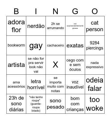 Sunny Bingo Card
