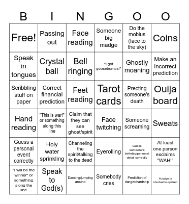 Battle of Fates (운명전쟁) S1E1 Bingo Card