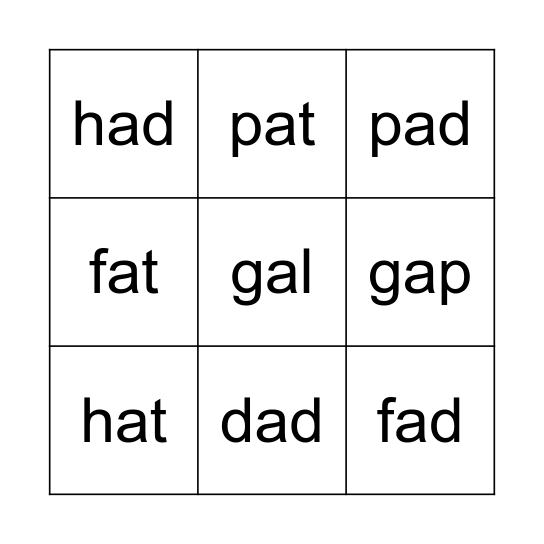 Work Box Story 2 Bingo Card